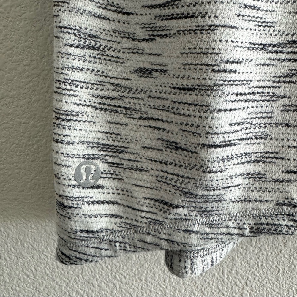 Lululemon Squad Goals Tank Tiger Space Dye Black White Grey Activewear Gym - Picture 6 of 10